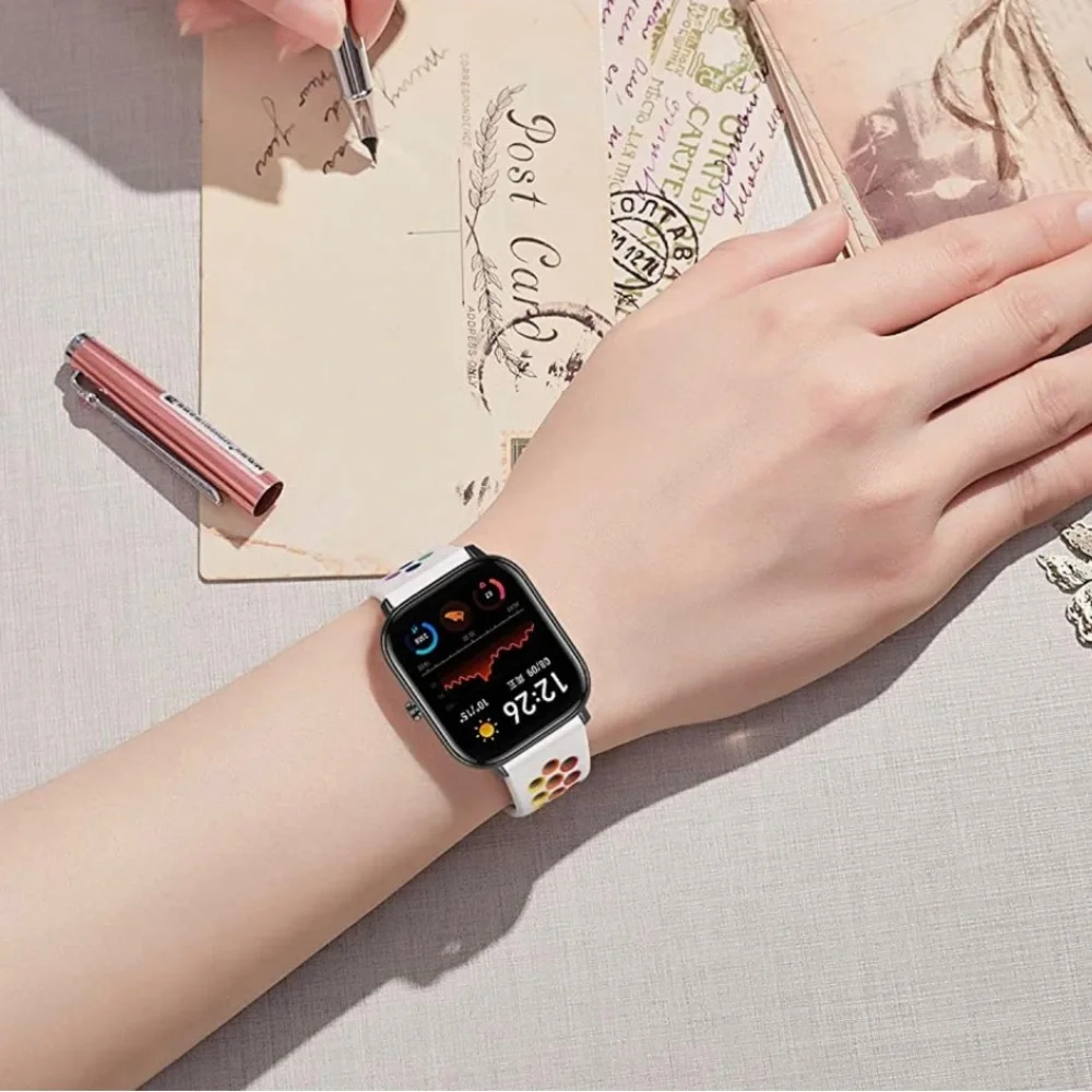 Oumida Silicone Bands for Amazfit GTS 4 Mini/ GTS 4/ GTS 2 Mini/ GTS 2e/